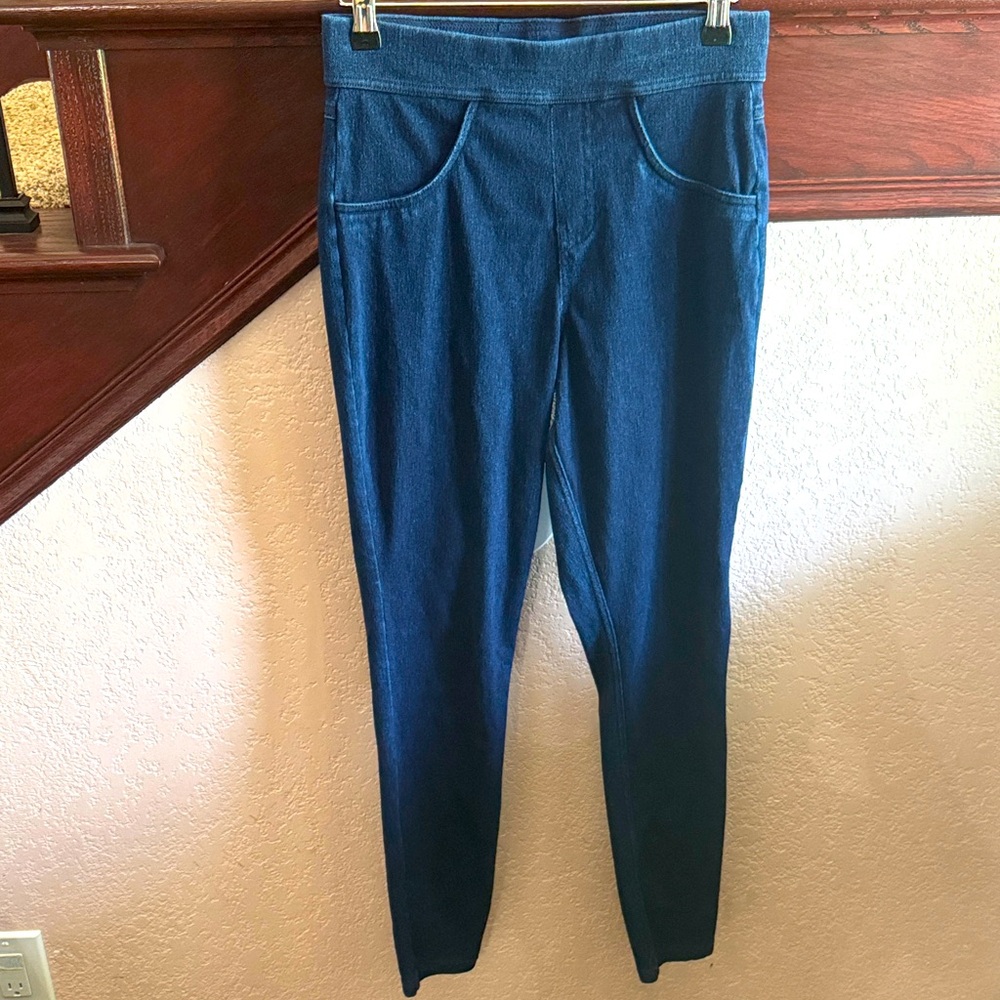 Women’s Size Small Blue Denim Stretch Jeggings Denim Jeans Stretchy Casual Pants
